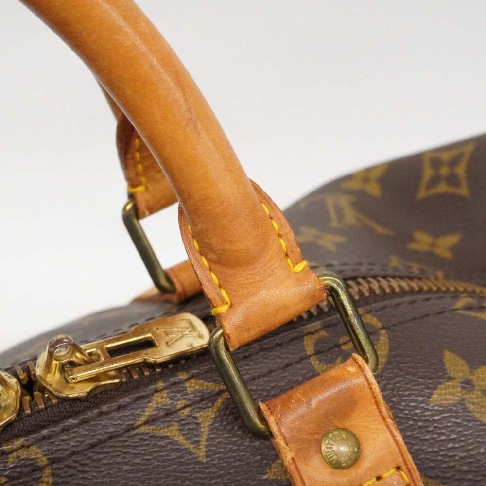 LOUIS VUITTON Brown Monogram Keepall 50 Boston Bag - Picture 9 of 15